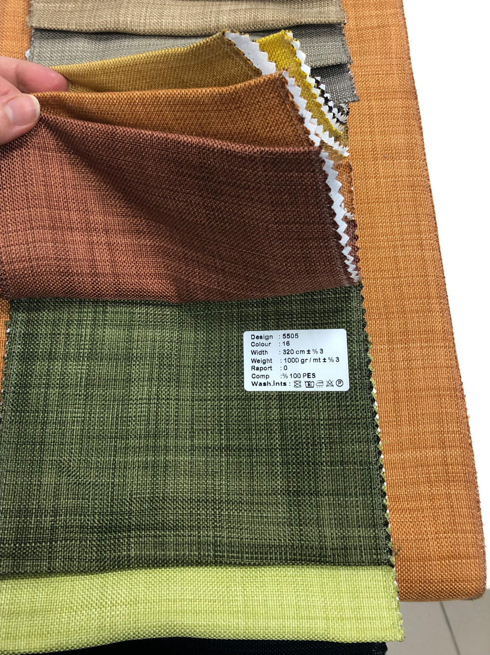 Портьерная ткань dimout фактурный Megara арт. 5505