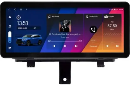 Магнитола Audi Q3 2011-2019 - Canbox H-Line 0080 монитор 12.3" QLED в стиле Audi на Android 10, ТОП-процессор, CarPlay, 4G SIM-слот