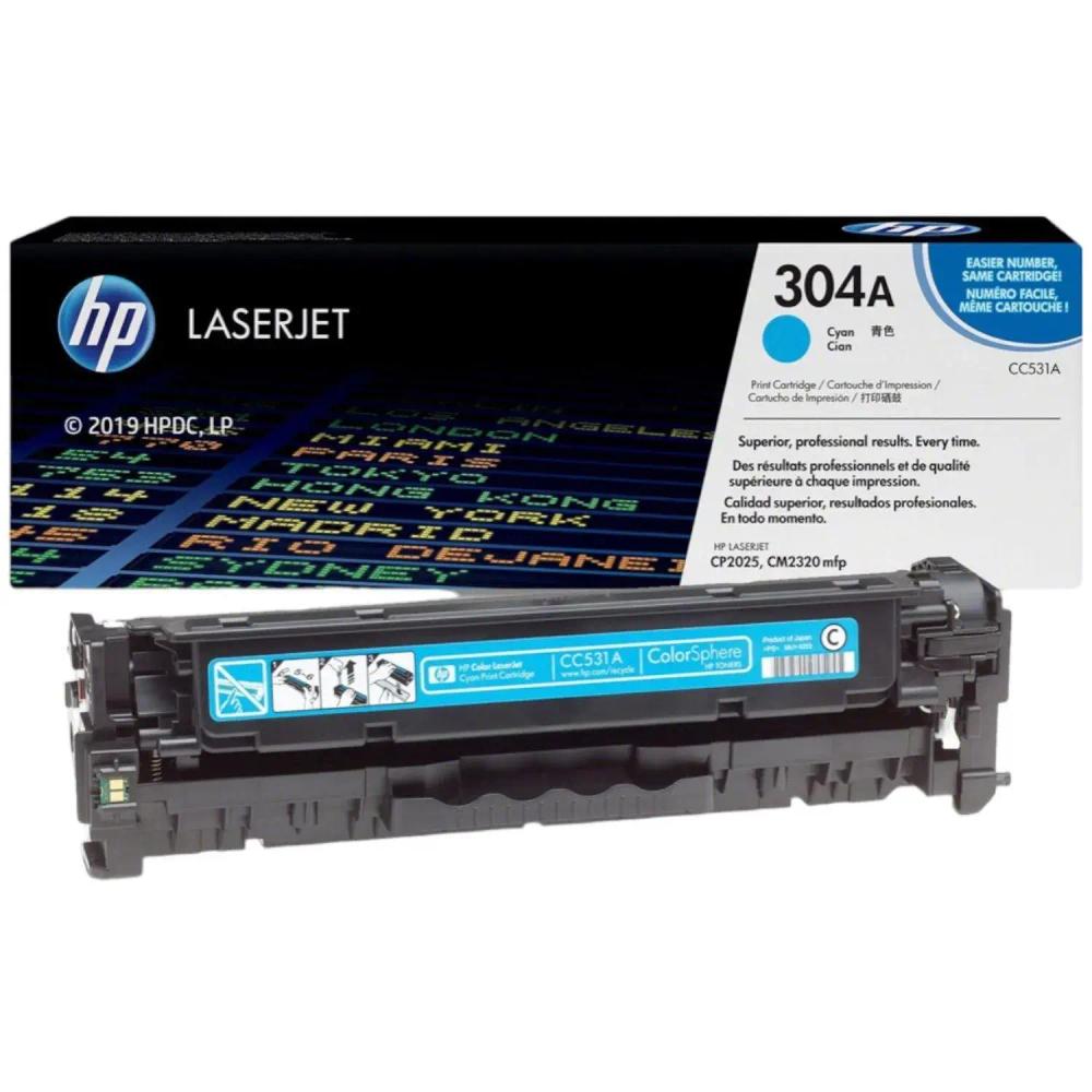Картридж лазерный HP 304A CC531A гол. для CLJ 2025/2320