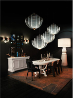 Pendant design lamp  Meshmatics by Moooi D45 (Silver)