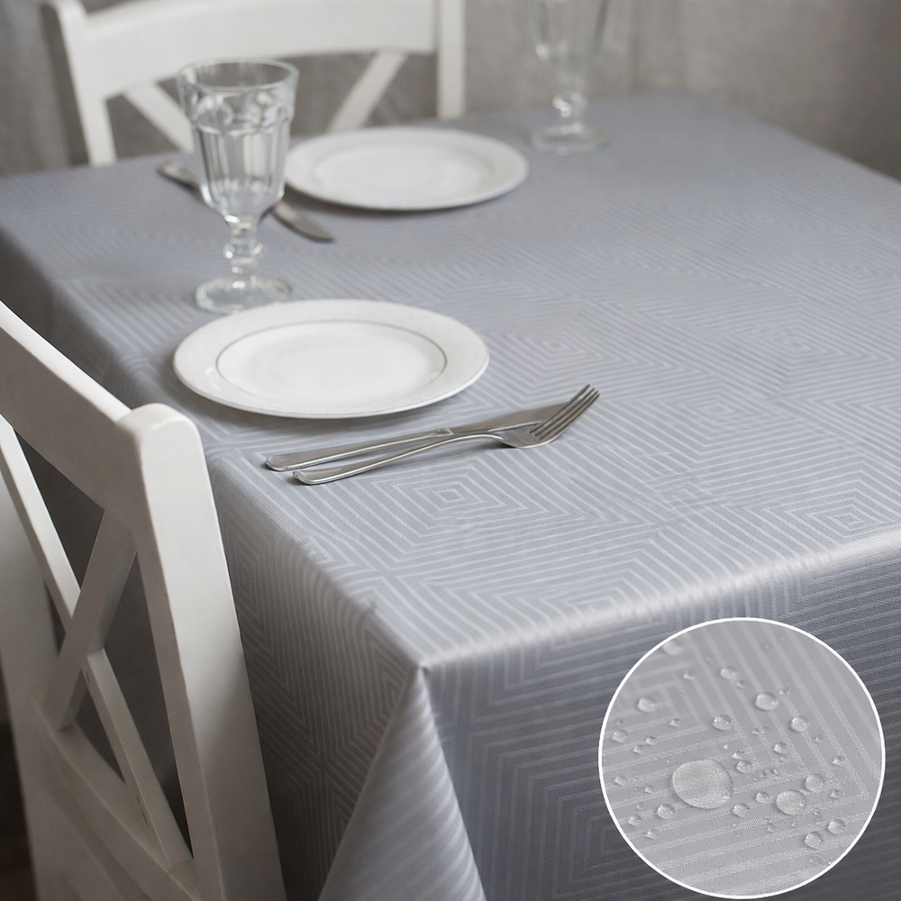 Скатерть тканевая водоотталкивающая 150*220 см