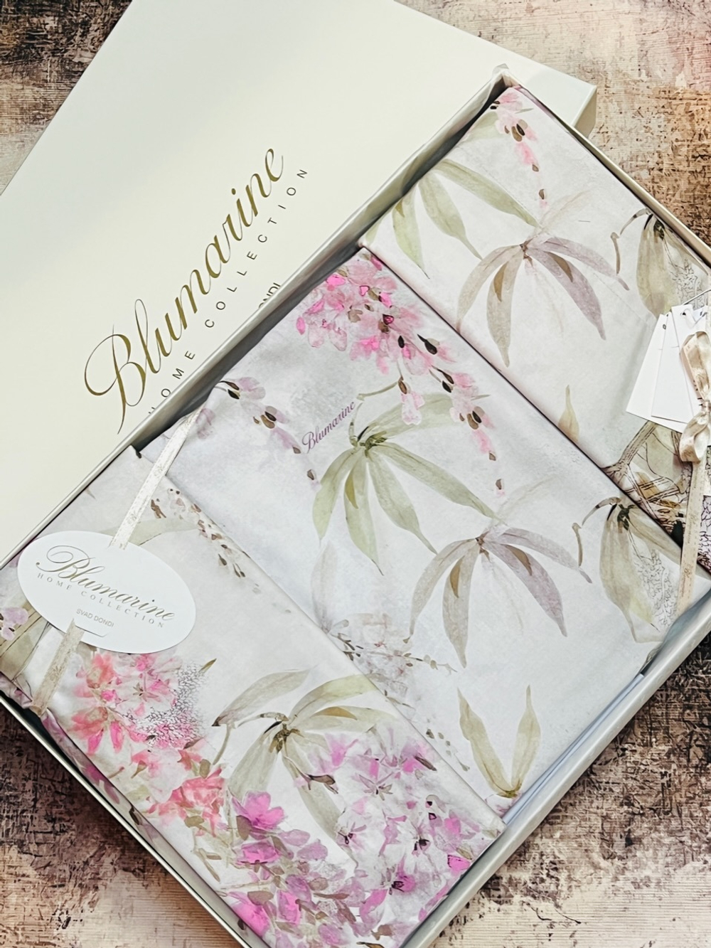 Постельное белье 2 спальное евро Blumarine Glicine