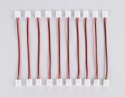 Ambrella Соединитель гибкий двухсторонний для светодиодной ленты 2835 12/24V (2 конт.) 150 мм GS7551 (10шт) LED Strip GS7551