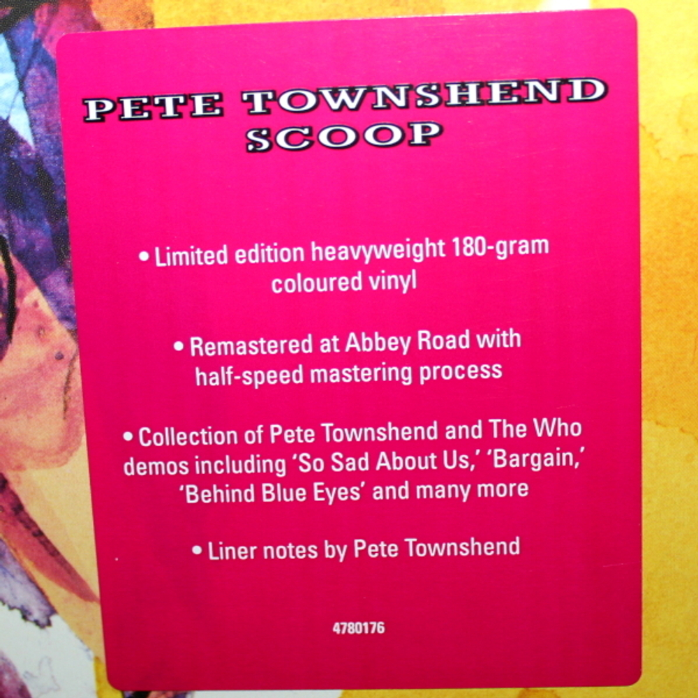 Pete Townshend / Scoop (Coloured Vinyl)(2LP)