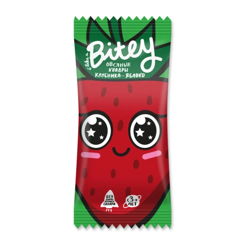 Батончик Овсяно-фруктовый "Яблоко-Клубника "30 гр