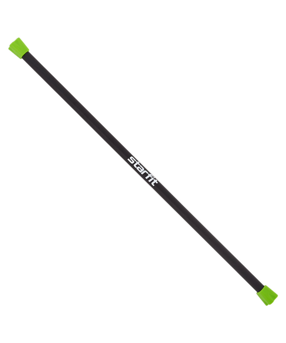 Бодибар BB-301 3 кг, неопреновый, черный/зеленый