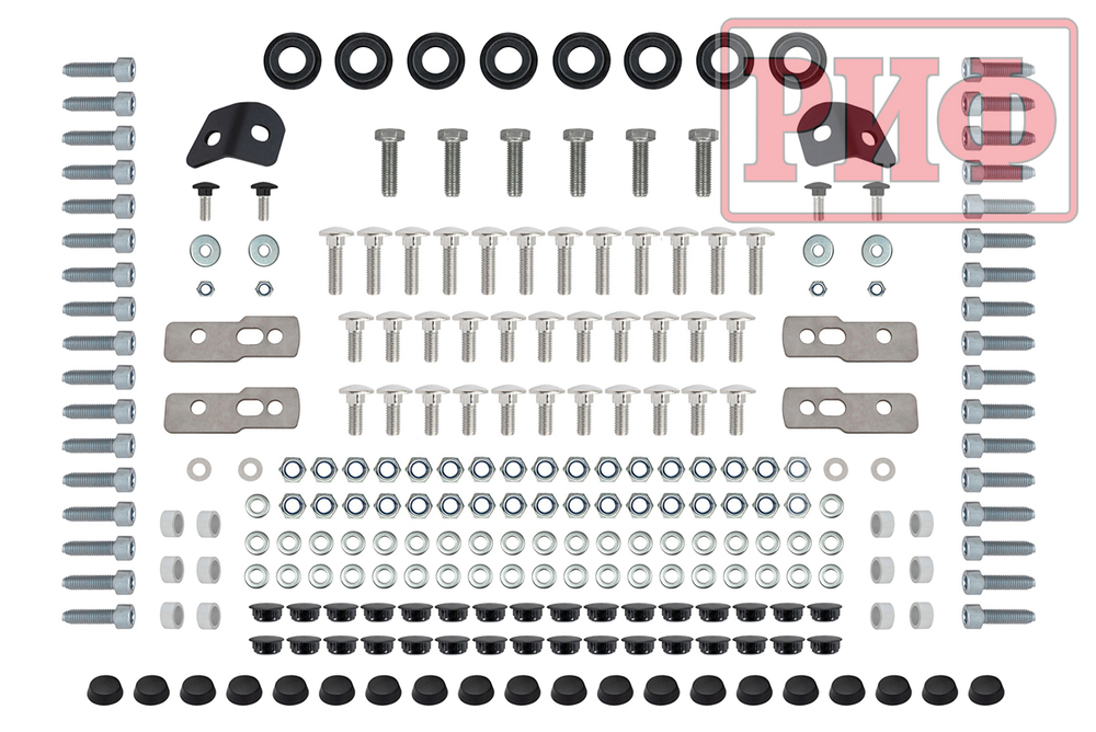 Багажник экспедиционный (платформа) алюминиевый 1250x2080 мм для УАЗ Патриот (с крепежом) РИФ