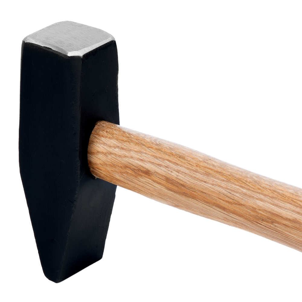 Молоток слесарный, 1500 г, квадратный боек, деревянная рукоятка// Sparta