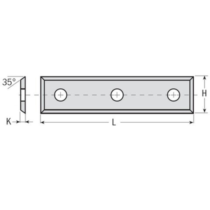 Нож WPW твердосплавный 50x12x1,7 TR22 CM501217_22