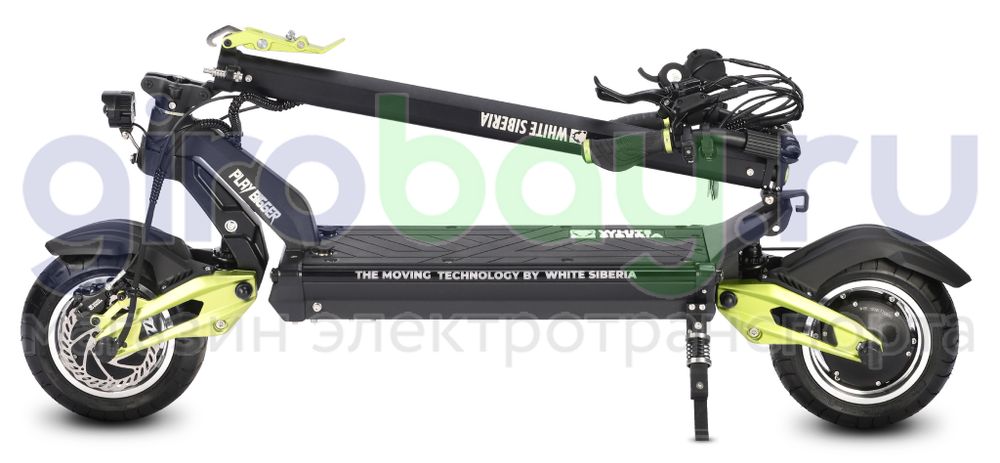 Электросамокат WHITE SIBERIA NERPA PRO 3600W Elka Green (зеленый) фото 11 фото №16