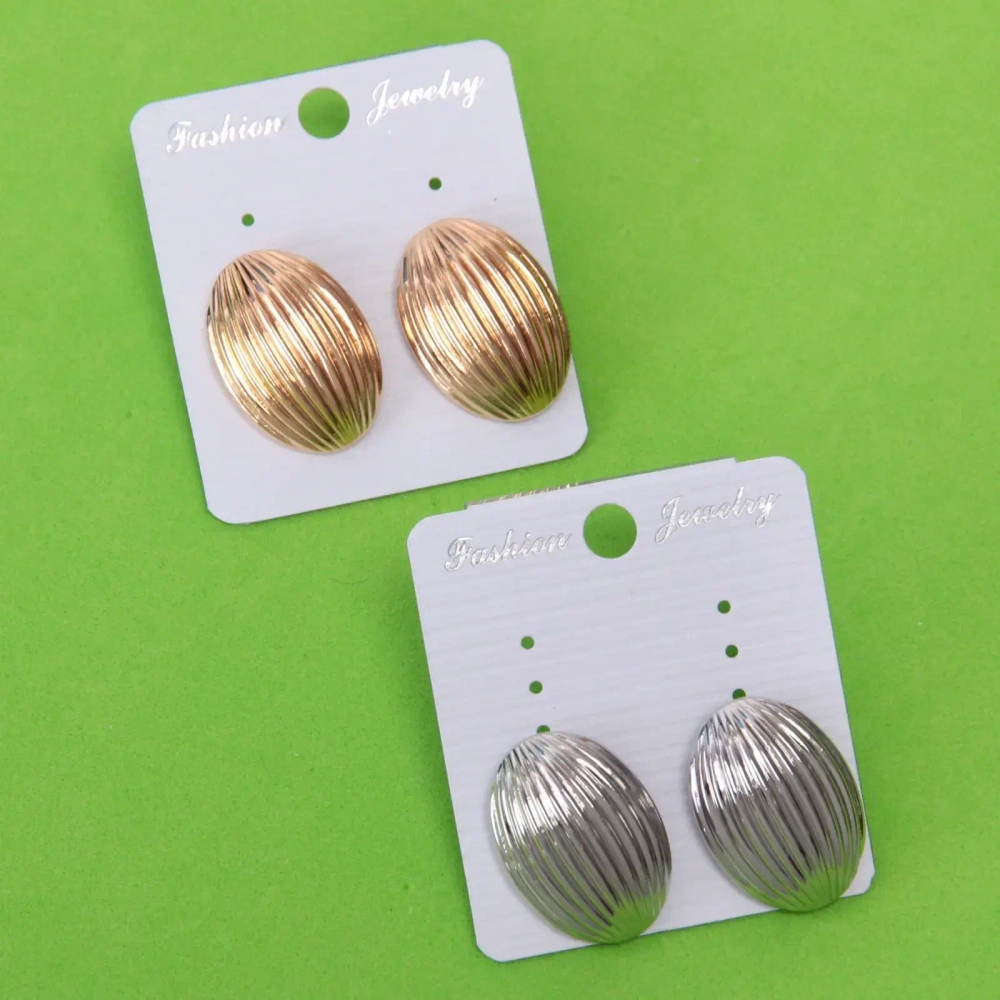 Серьги женские «Fashion Collection - Anna», цвет серебро и золото, 2,5*2см