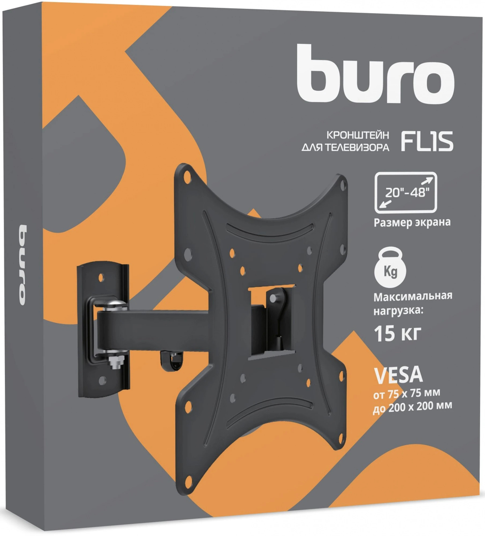 Кронштейн BURO FL1S черный