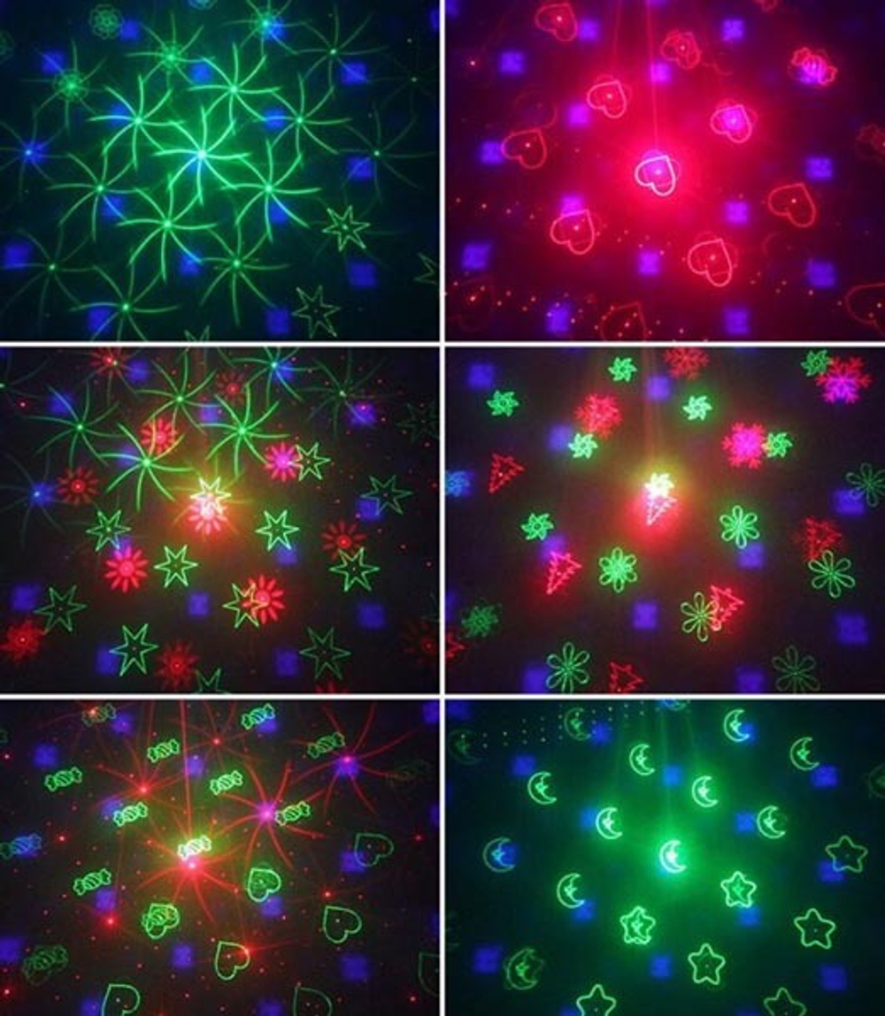 Лазер с RGB подсветкой и аккумулятором