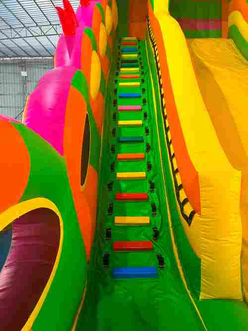 Коммерческий надувной батут-горка «Дракон», 11,5*6*9 м