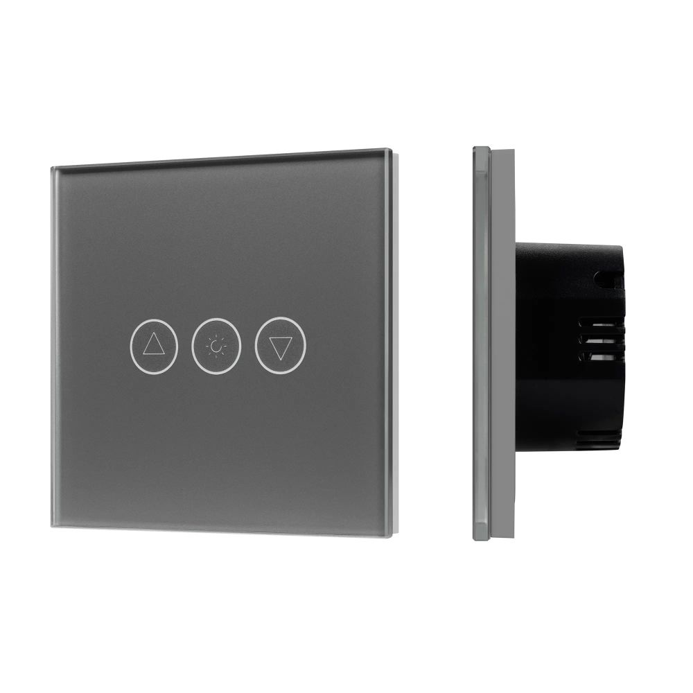 Светорегулятор сенсорный с Zigbee управлением SWT-OMALI-SD3-ZB-GR (250V, 500W) (Arlight, Стекло) 050063