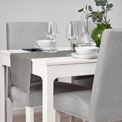 IKEA SVARTSENAP  (ИКЕА СВАРТСЕНАП)  -  Настольная скатерть, серая, 35x130 см