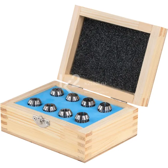 Набор цанг OCM ER16 3-10 мм, 8 шт.