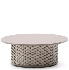 Уличный журнальный столик Sedalis Ø100 см, серый