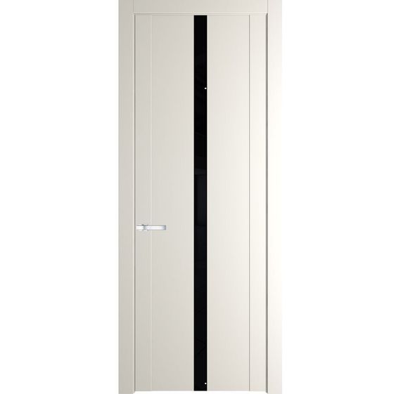 Межкомнатная дверь эмаль Profil Doors 1.8P перламутр белый остеклённая