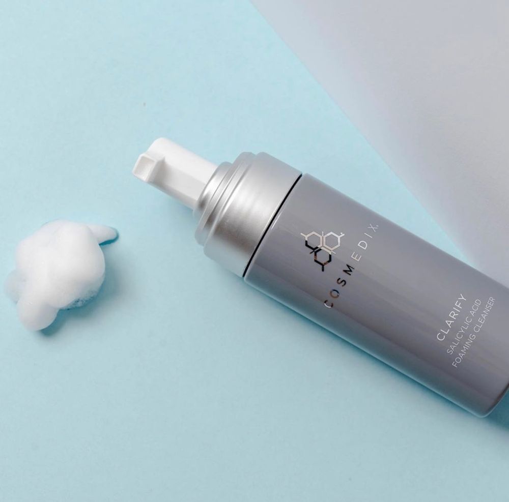 Пенка очищающая для проблемной кожи Cosmedix Clarify Saliciylic acid foaming cleanser 145мл