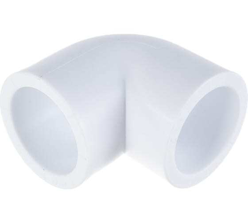 Угольник ПП 90 ду 20 белый (50) 10