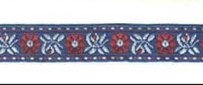 Тесьма жаккард, 9531, ш. 1,8 см, синий