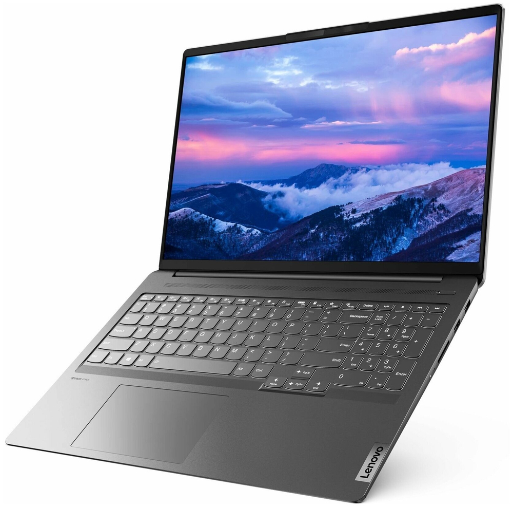 Ноутбук Lenovo ideapad 5 Pro-16ACH6. Конфигурация: AMD Ryzen 5 5600H 3.3 ГГц/16 ГБ/512 ГБ SSD/nVidia GeForce RTX 3050 4 ГБ/Free DOS/16"/2560x1600 пикс. 120Hz/A1