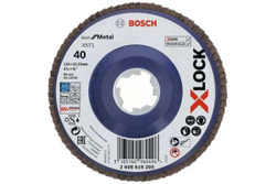 Круг шлифовальный лепестковый X-LOCK X571 Best for Metal (115 мм; G40; прямое исполнение) Bosch 2608619205