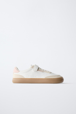 ZARA КРОССОВКИ BAREFOOT, БЕЛЫЙ