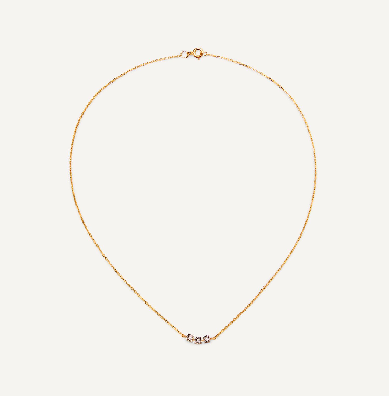 Колье Triple Shine Necklace – Gold