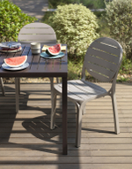 Стол пластиковый обеденный Nardi Cube 140x80, табак