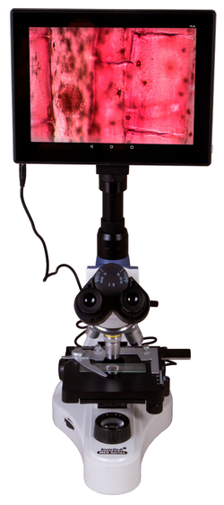 Микроскоп цифровой Levenhuk MED D10T LCD, тринокулярный - фото 21