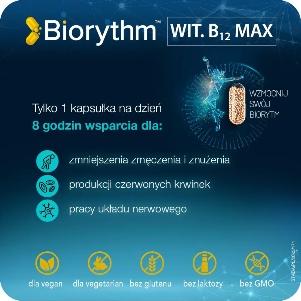 BIOrythm Vitamin B12 Max - 30 капсул