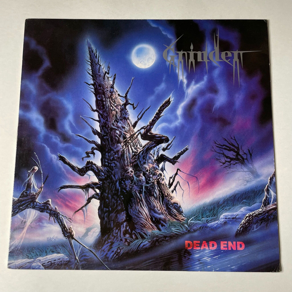 Винтажная виниловая пластинка LP Grinder Dead End (Germany 1989)