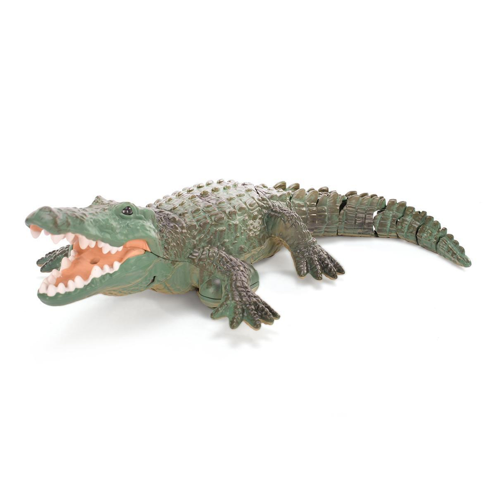 Крокодил на ДУ (со светом и звуком) коробка 18001-1