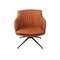 Лаунж кресло Sofia, экокожа терракот
