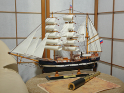 Модель парусника ''Паллада''