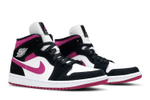 Кроссовки Jordan Air Jordan 1 Mid Magenta (Женская размерная сетка)
