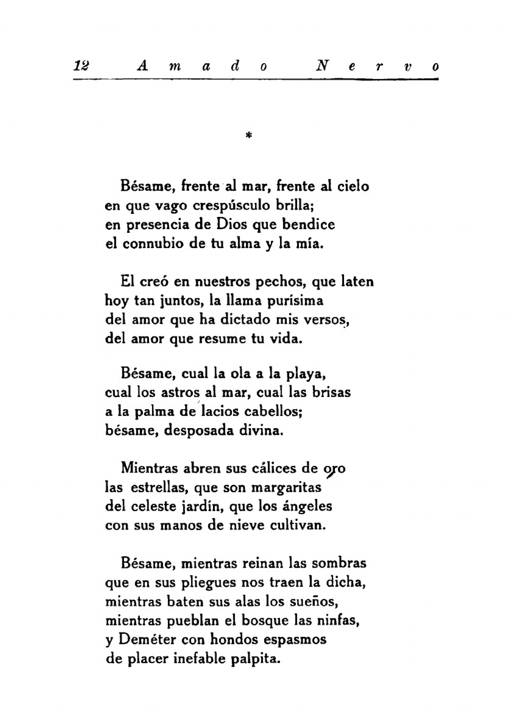 Amado Nervo, Sus Mejores Poemas (Spanish Edition) | Nervo Amado