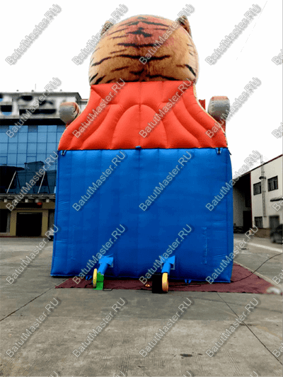 Надувная горка "Большой тигр", 12*6.5*8.5 м