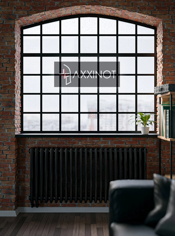 Axxinot Sentir 3080 - трехтрубный трубчатый радиатор высотой 800 мм, нижнее подключение