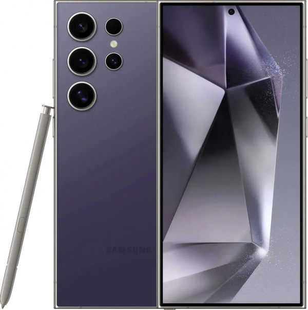 Смартфон Samsung Galaxy S24 Ultra 12 ГБ/256 ГБ (Фиолетовый титан | Titanium Violet) (Snapdragon)