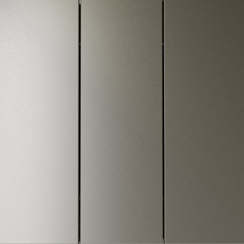 Выключатель встраиваемый VOLTUM S70 трехклавишный 10А, (шелк)