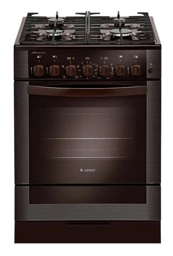 Гефест 6502-02 0045 коричневый Плита комбинированная