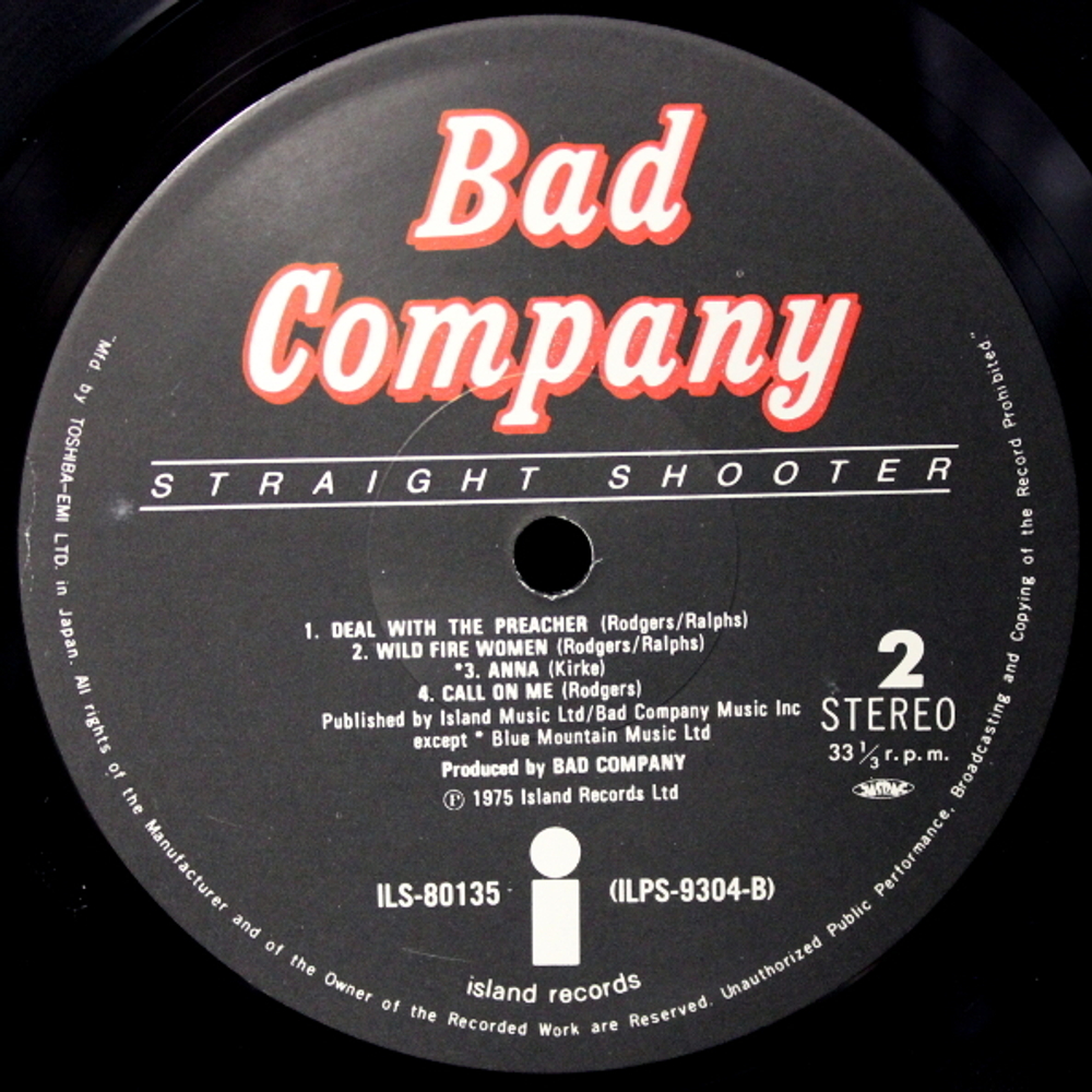 Bad Company / Straight Shooter (LP)