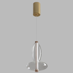 Светильник подвесной Crystal Lux QUASAR SP7W LED TRANSPARENT