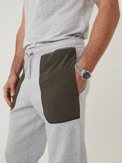 Мужские теннисные штаны Björn Borg Sthlm Sweat Pants - light gray melange