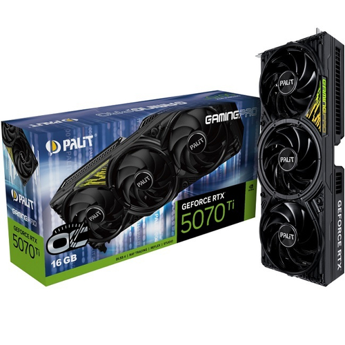 Видеокарта Palit GeForce RTX 5070 Ti GamingPro 16GB OC V1 (NE7507TS19T2-GB2031Y)