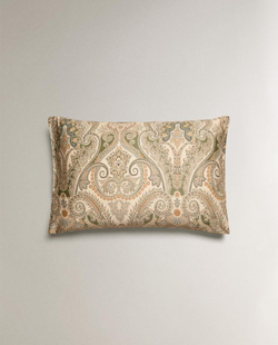 ZARA HOME НАВОЛОЧКА ИЗ ХЛОПКА-САТИНА С УЗОРОМ ПЕЙСЛИ (300 НИТЕЙ), ЗЕЛЕНЫЙ