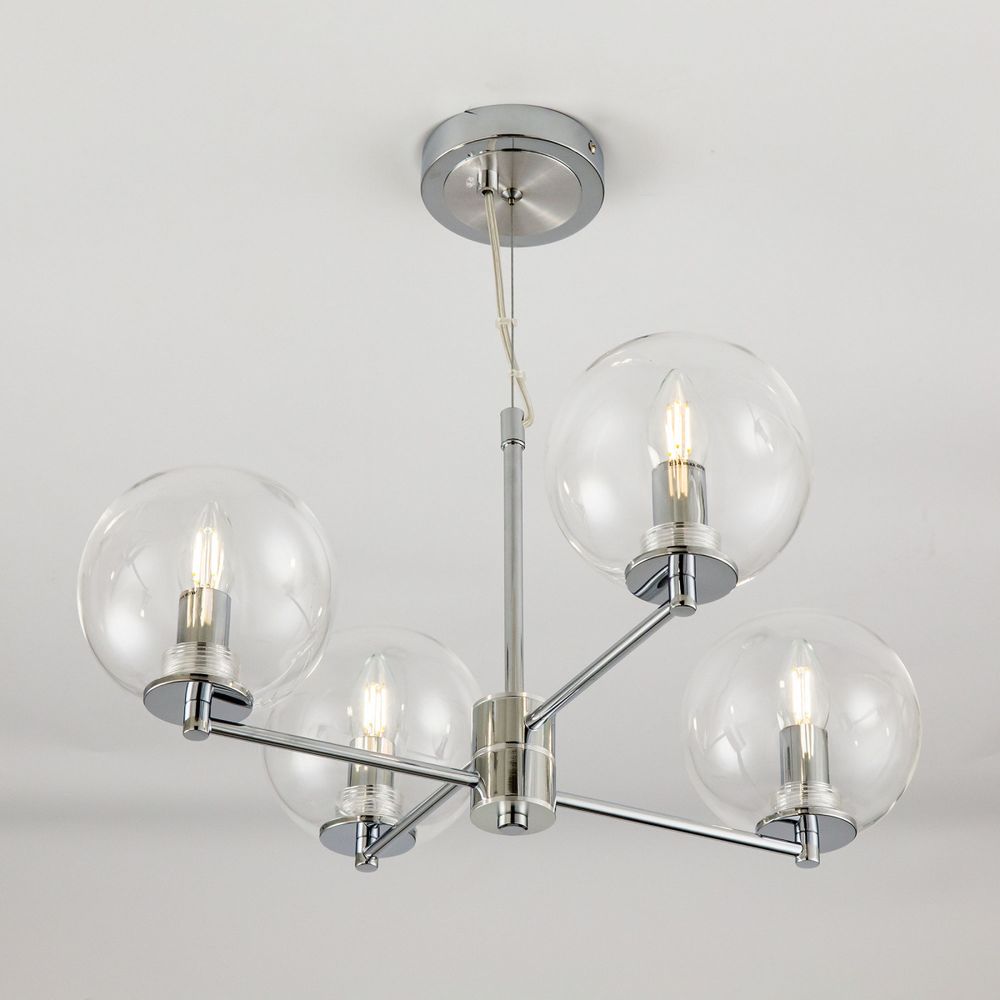 Citilux Галлен CL240141 Люстра подвесная Хром